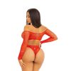 Body con Brillos Rojo - Imagen 2