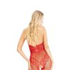 Malla Cuerpo Completo con Brillos Roja - Imagen 2