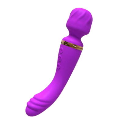 Wand Vibrador Recargable Doble Punta