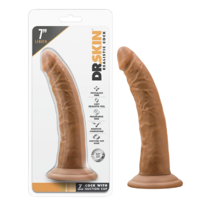 Dildo Dr. Skin Chocolate 18cms
