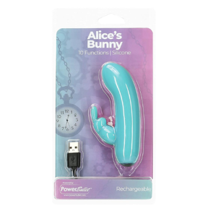 Bala Vibradora Alice's Bunny Turquesa