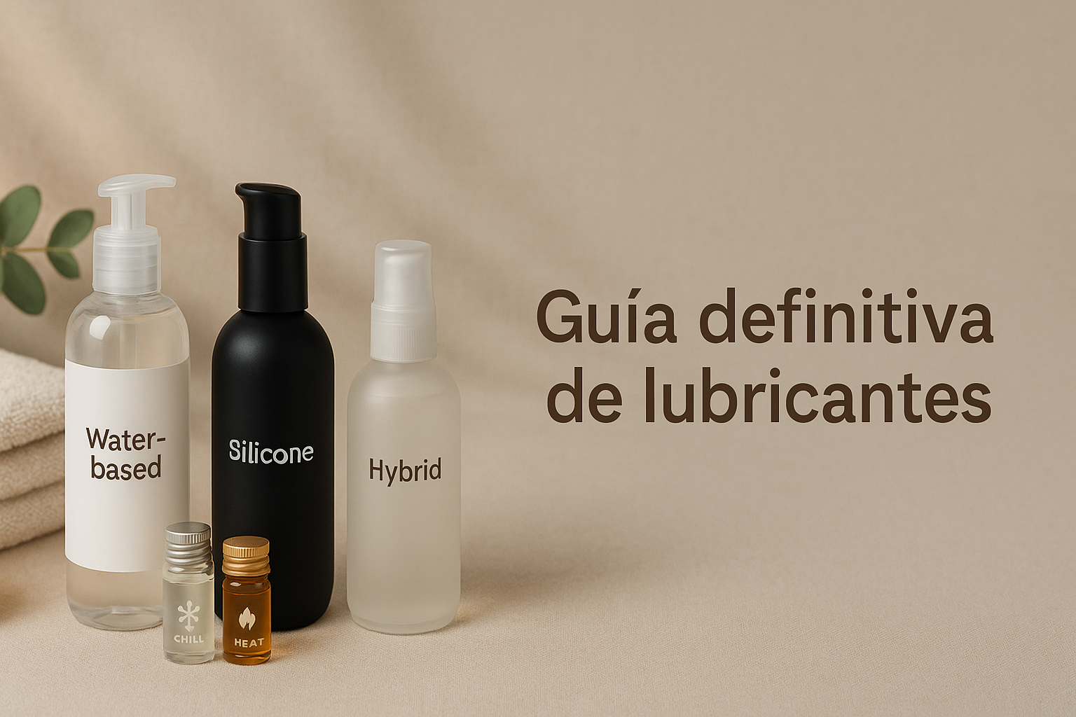 Guía definitiva de lubricantes: cómo elegir el ideal (agua, silicona, híbridos y sensaciones)
