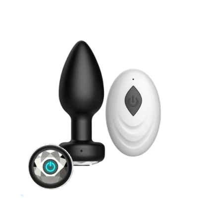 Plug Anal con Vibración y Control Remoto