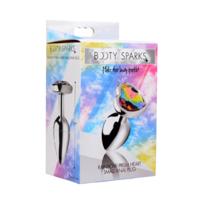 Plug Anal Tipo Joya Círculo Pequeño Arcoíris Booty Sparks