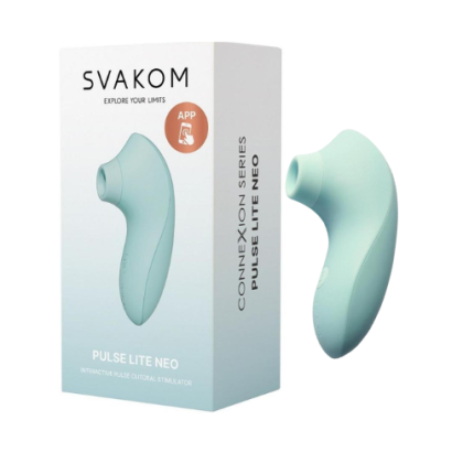 Succionador de Clítoris Controlado por App Svakom Pulse Lite Neo Azul