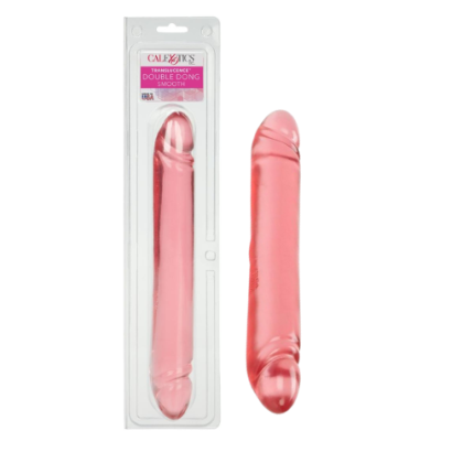 Dildo Doble Calexotics Smooth Rosado 30 cm