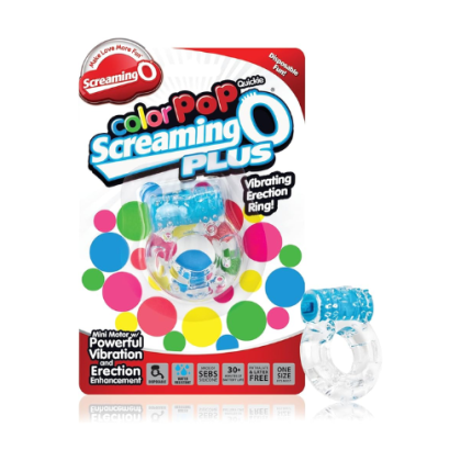 Anillo Vibrador para Pene Screaming O Plus Azul