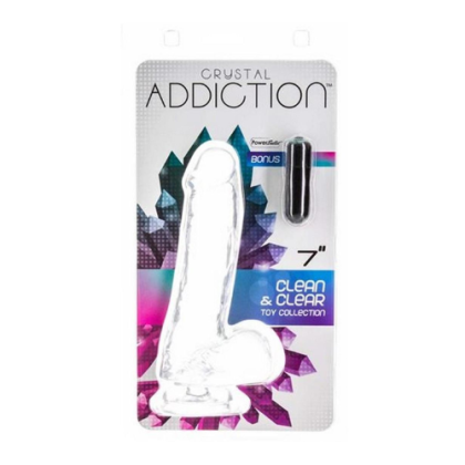 Dildo Vibrador Crystal Addiction 13cm
