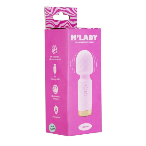 Mini Wand Vibrador Recargable Mlady