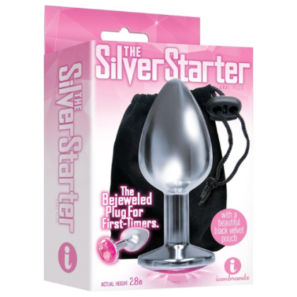 Plug Anal Tipo Joya Círculo Rosado Silverstarter