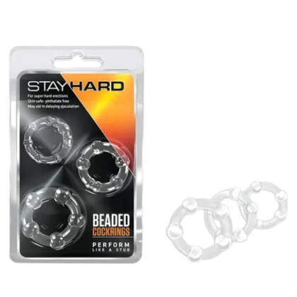 Kit de Anillos Stay Hard Transparente