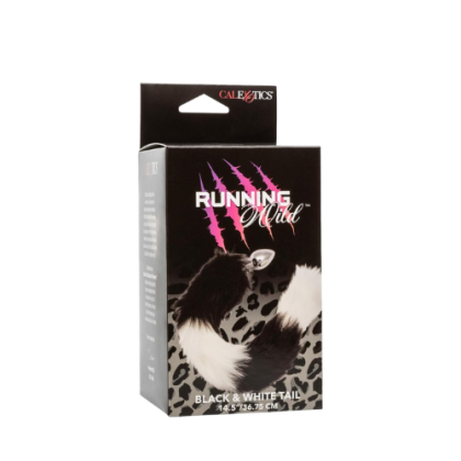 Cola Running Wild Fauw Blanco Y Negro