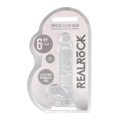 Dildo Realrock Clear 15 Cm