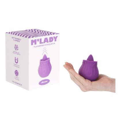 Estimulador De Clítoris Con Lengua M´lady Morado