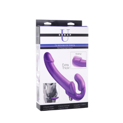 Vibrador Doble Strap U Revolver X7