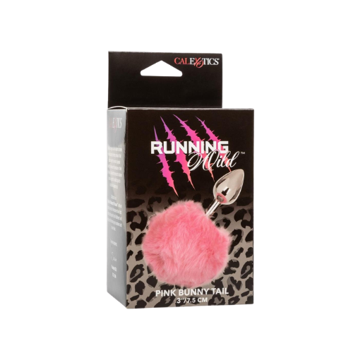 Plug Cola De Conejo Running Wild Faux Rosada