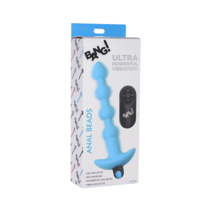 Cuentas Anales con Vibración Inalámbricas Bang! Azul