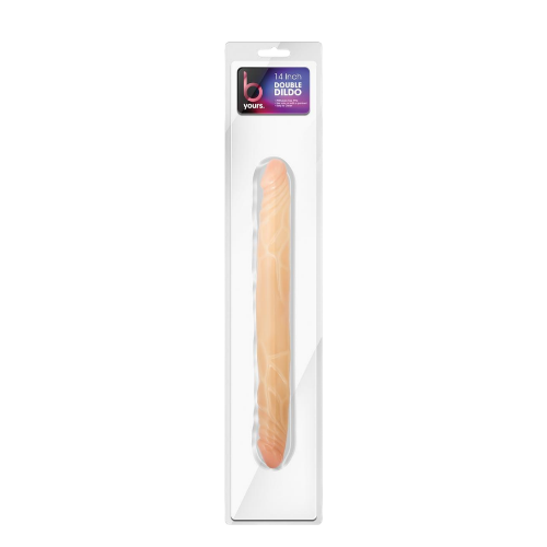 Dildo Doble Byours Posable-Vainilla