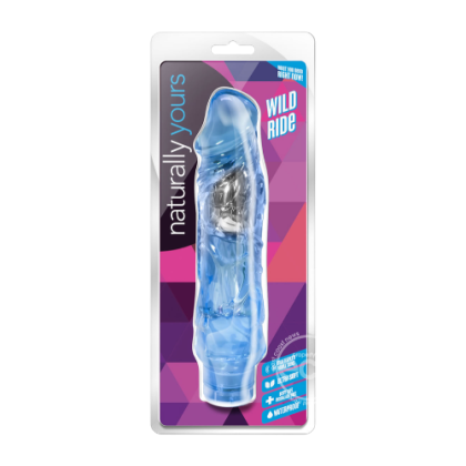 Vibrador Naturally Yours Wild Ride Azul 21 cm