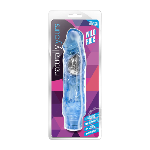 Vibrador Naturally Yours Wild Ride Azul 21 cm